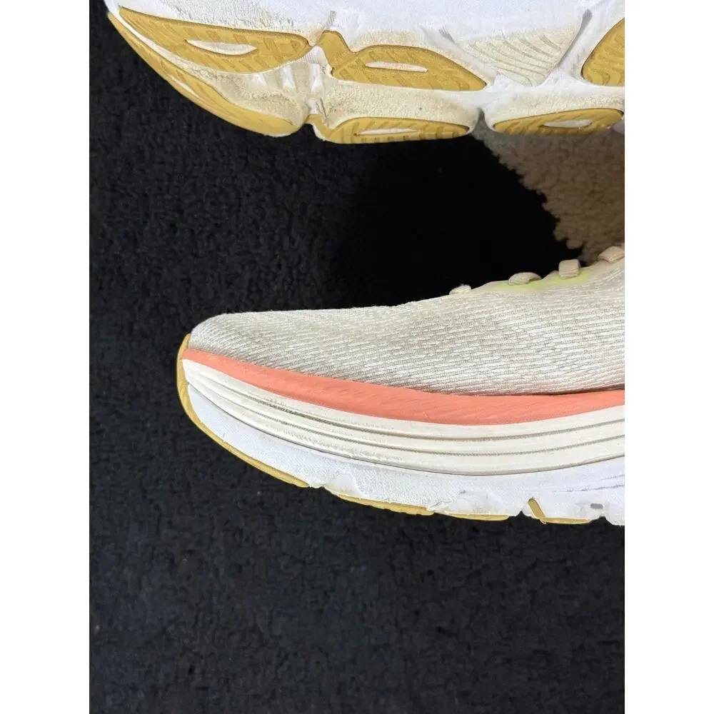 Hoka Shoes Womens Size 9D Gaviota 5 Wide One One Peach Athletic Running Sneakers
